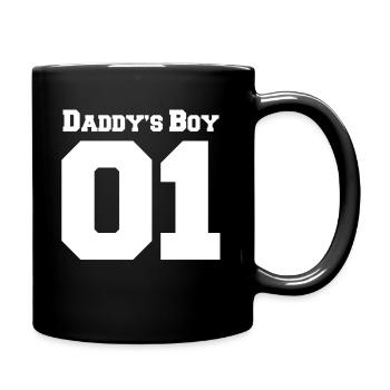 Cadeau partenaire père papa papa fils garçon - Mug uni - noir - Droite