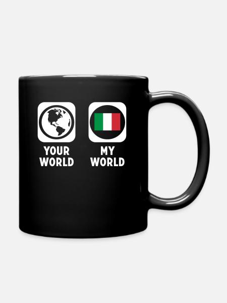 Italie - Mug uni - noir