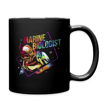 Cadeau de biologie marine - Mug uni - noir - Droite