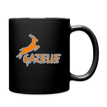 Gazelle cadeau animal - Mug uni - noir - Droite