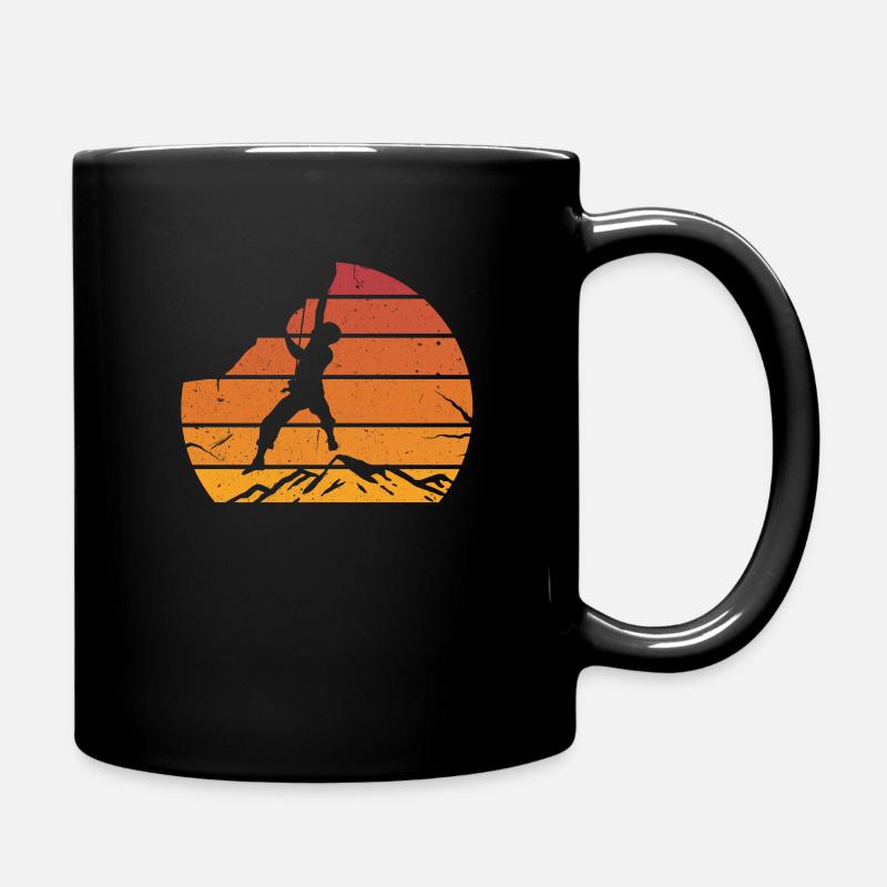 Kletterer - Tasse einfarbig - Schwarz