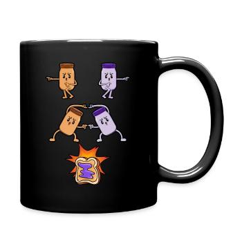 Confiture de beurre de cacahuète Jelly Fusion Manga Anime - Mug uni - noir - Droite