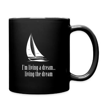 Voile | Marin cadeau | Cadeau voile drôle - Mug uni - noir - Droite