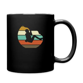 grimpeur - Mug uni - noir - Droite