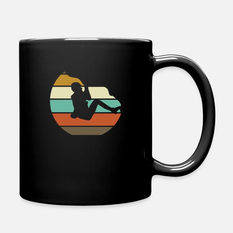Kletterer - Tasse einfarbig - Schwarz
