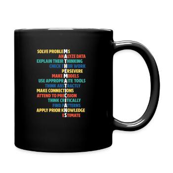 Math math prof enseignant algèbre école pi cadeau - Mug uni - noir - Droite