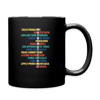 math - Mug uni - noir - Droite