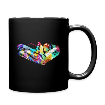 sage-femme - Mug uni - noir - Droite