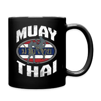 Drapeau thaïlandais de kickboxing - Mug uni - noir - Droite