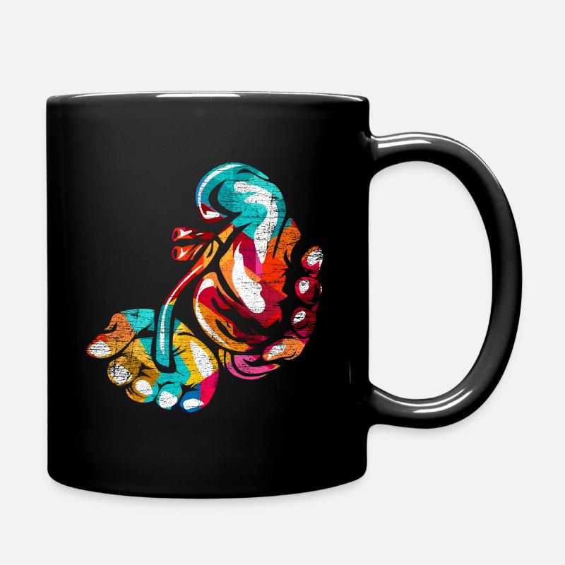 Urologe Geschenk - Tasse einfarbig - Schwarz