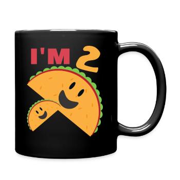 Je suis 2 Taco Twosday | 2ème anniversaire | 2 ans - Mug uni - noir - Droite