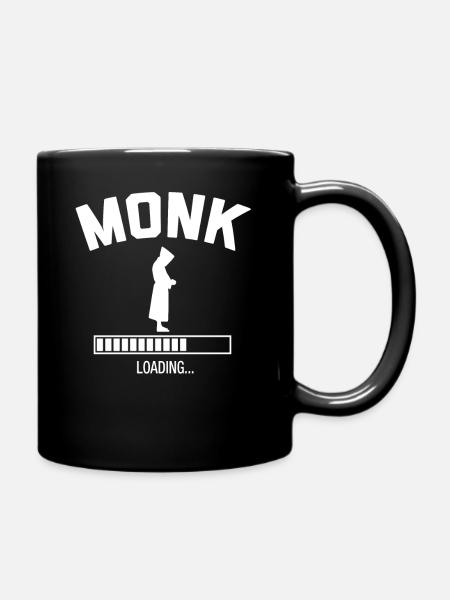 Future Monk - Tasse einfarbig - Schwarz