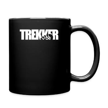Wanderung Trekking Wandern Trekker Wanderer - Tasse einfarbig - Schwarz - Rechts
