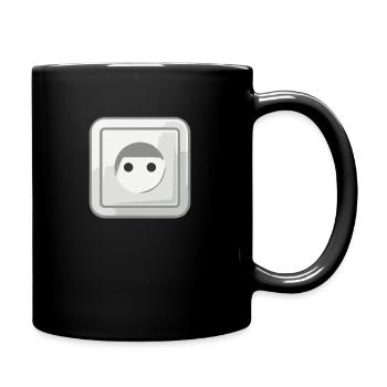 électricien - Mug uni - noir - Droite
