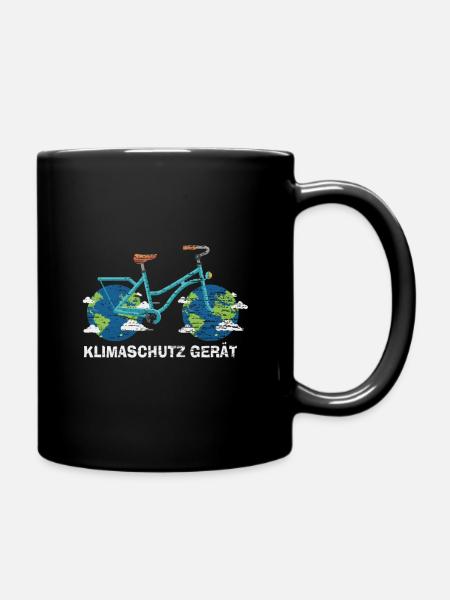 Umweltschutz Fridays for Future - Tasse einfarbig - Schwarz