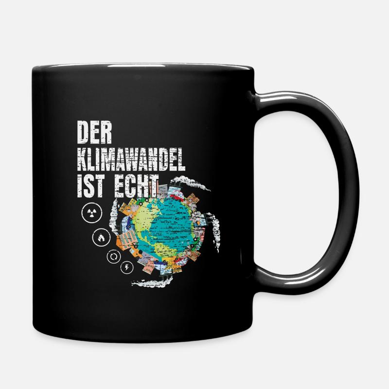 Umweltschutz - Tasse einfarbig - Schwarz