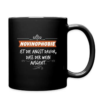 Wine toast - Full Colour Mug - black - Right