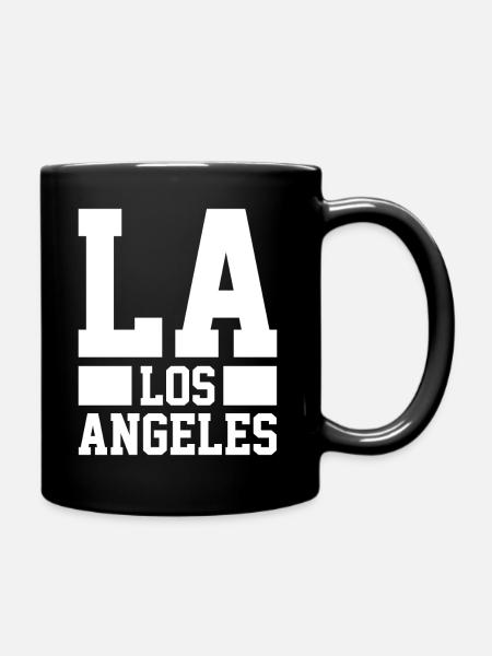 LA Los Angeles - Mug uni - noir