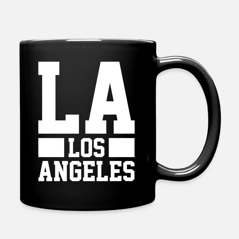 LA Los Angeles - Mug uni - noir