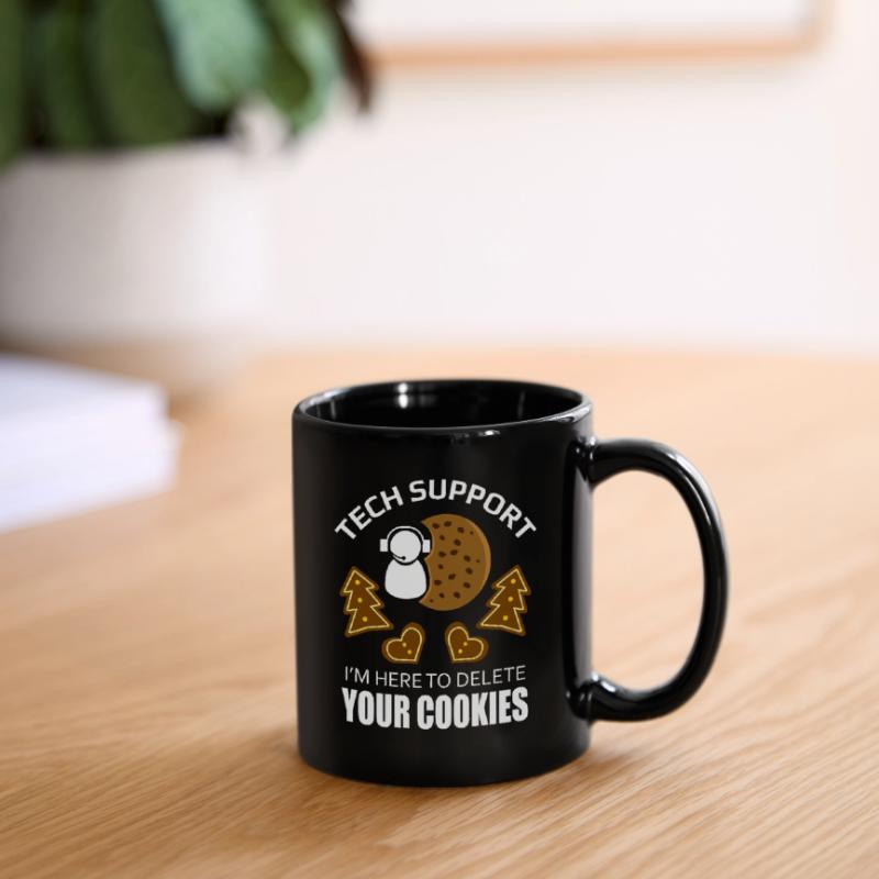 Technical Support Cookie Delete Computer Scientist Full Colour Mug