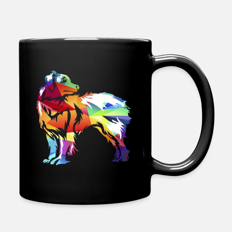 Australian Shepherd - Tasse einfarbig - Schwarz