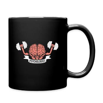 Psychologist Gift - Full Colour Mug - black - Right