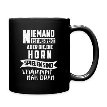 De la musique de soufflage | Musikverein | Cadeau musicien - Mug uni - noir - Droite