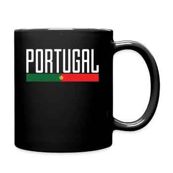 Portugal - Mug uni - noir - Droite