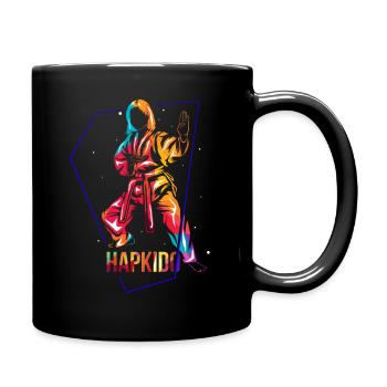Hapkido Geschenk - Tasse einfarbig - Schwarz - Rechts