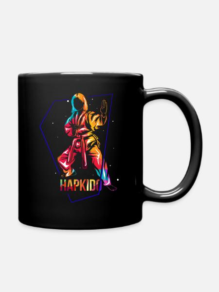 Hapkido Geschenk - Tasse einfarbig - Schwarz