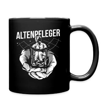 Geriatric nurse gift - Full Colour Mug - black - Right