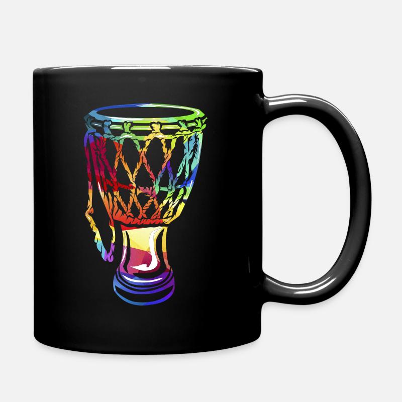 Tambour de djembé - Mug uni - noir