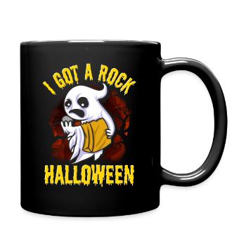 J'ai un rocher d'Halloween - Mug uni - noir - Droite