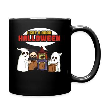 J'ai un rocher Halloween - Mug uni - noir - Droite