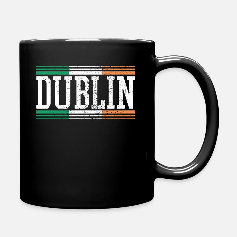 Dublin Irland - Tasse einfarbig - Schwarz