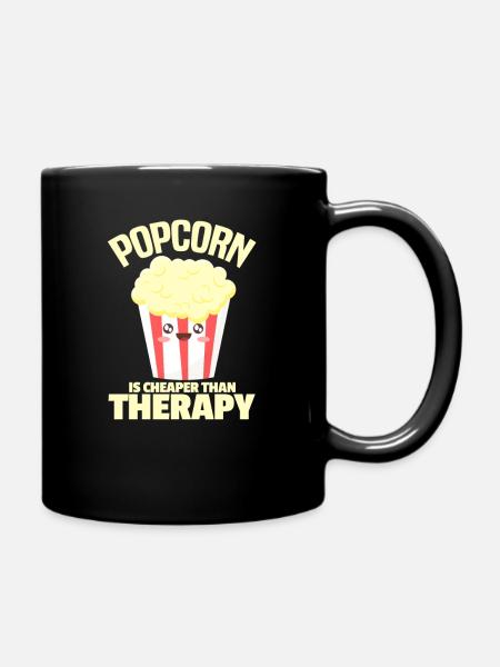 Popcorn - Mug uni - noir