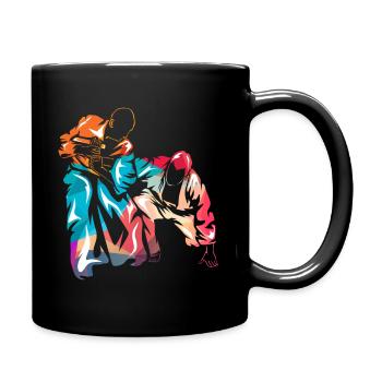 Aïkido - Mug uni - noir - Droite