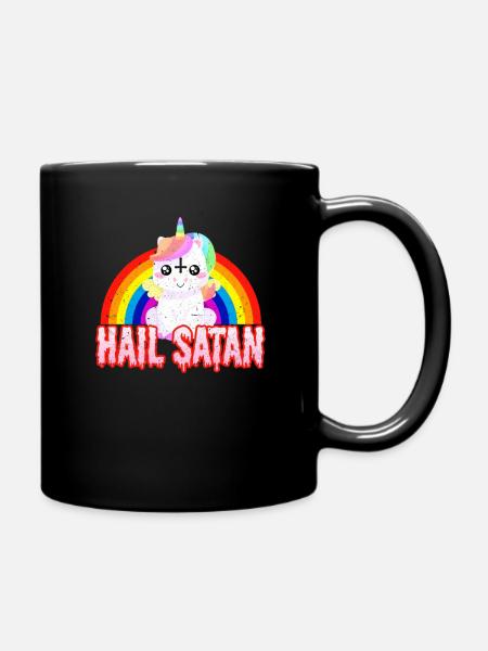 Satanismus - Tasse einfarbig - Schwarz