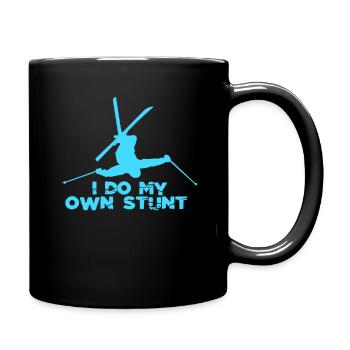 vacances de ski - Mug uni - noir - Droite
