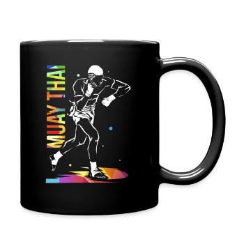 Muay Thai Cadeau - Mug uni - noir - Droite
