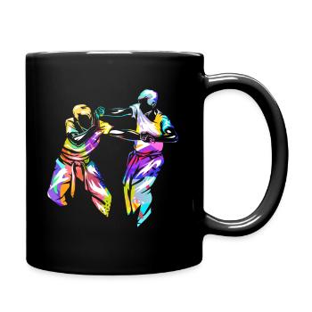 Krav Maga - Full Colour Mug - black - Right