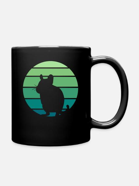 Degu Nagetier - Tasse einfarbig - Schwarz