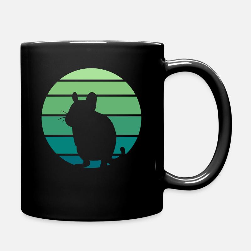 Degu Nagetier - Tasse einfarbig - Schwarz