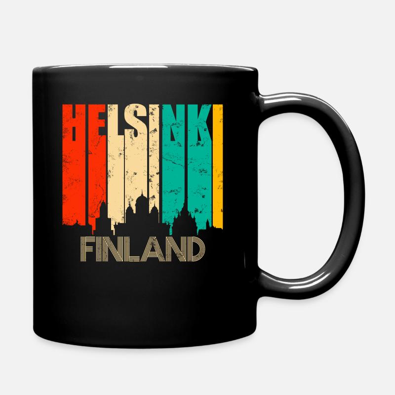 Helsinki - Tasse einfarbig - Schwarz