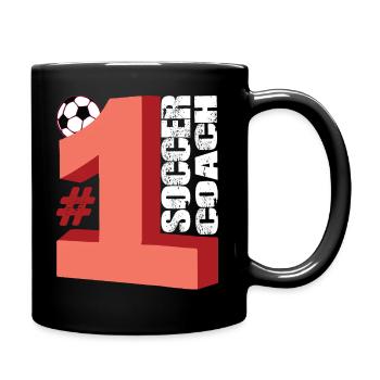 Soccer Coach Shirt · Soccer Coach · Gift - Full Colour Mug - black - Right