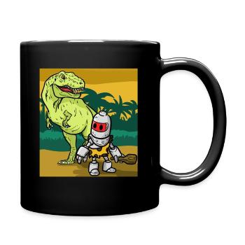 Ancient Times Antike - Tasse einfarbig - Schwarz - Rechts