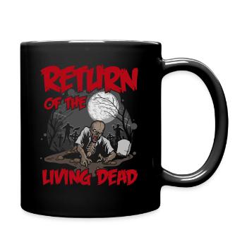 Living Dead Untote - Tasse einfarbig - Schwarz - Rechts
