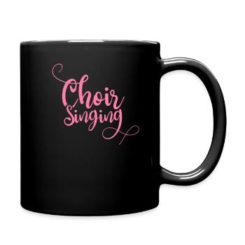 Chöre Kirchenchor Chor Sängerin Singen Kinderchor - Tasse einfarbig - Schwarz - Rechts