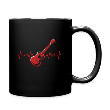guitar - Full Colour Mug - black - Right