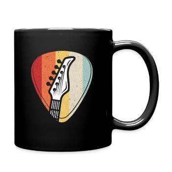 guitare - Mug uni - noir - Droite
